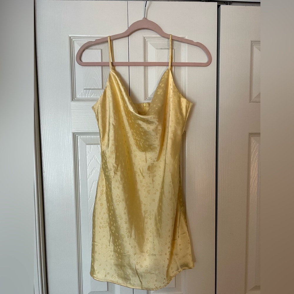 pacsun silk mini dress